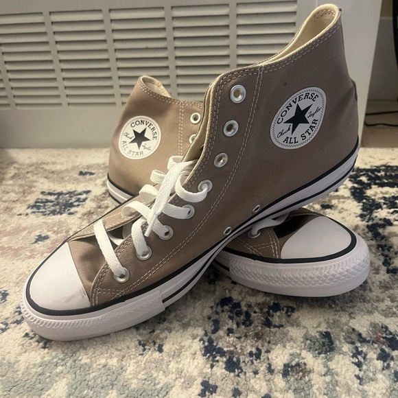 Converse Men's High-Top Sneakers - taupe - Picture 6 of 9